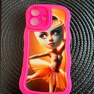 Vibrant Pink Ballerina Phone Case